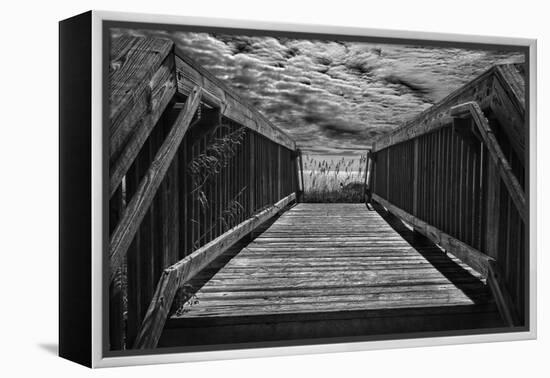 Wooden Bridge Myrtle Beach SC-null-Framed Stretched Canvas