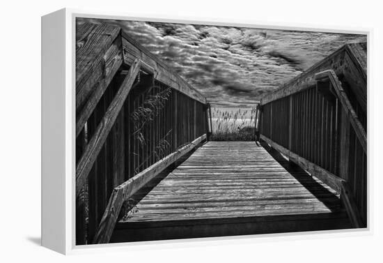 Wooden Bridge Myrtle Beach SC-null-Framed Stretched Canvas