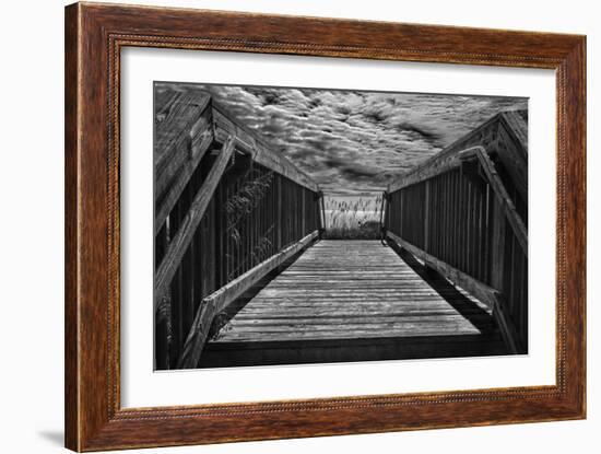 Wooden Bridge Myrtle Beach SC-null-Framed Photo