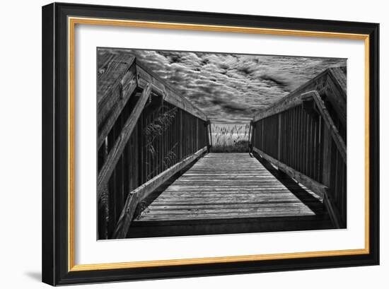 Wooden Bridge Myrtle Beach SC-null-Framed Photo
