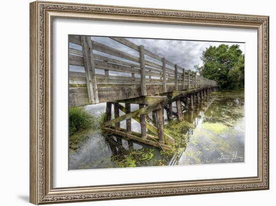 Wooden Bridge-5fishcreative-Framed Giclee Print