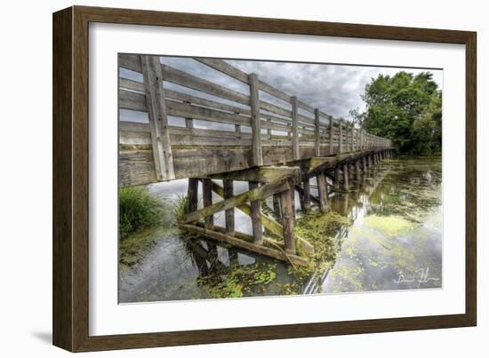 Wooden Bridge-5fishcreative-Framed Giclee Print