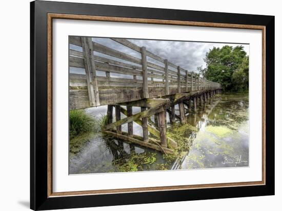 Wooden Bridge-5fishcreative-Framed Giclee Print
