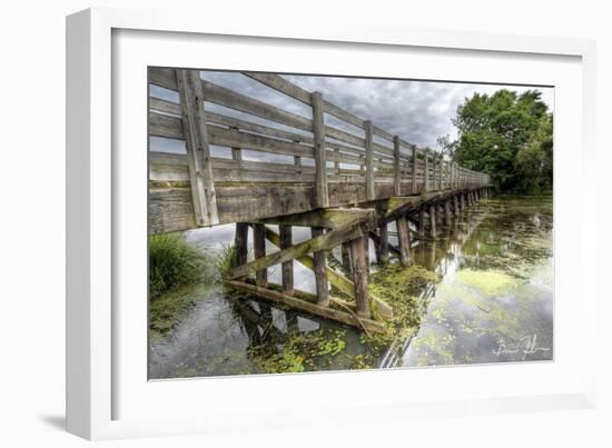 Wooden Bridge-5fishcreative-Framed Giclee Print