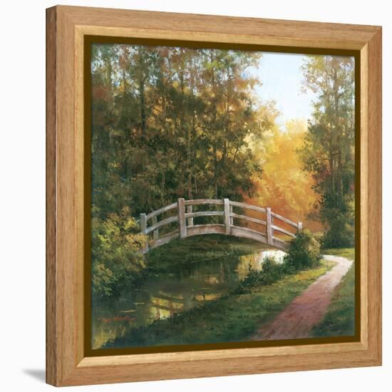 Wooden Bridge-TC Chiu-Framed Stretched Canvas