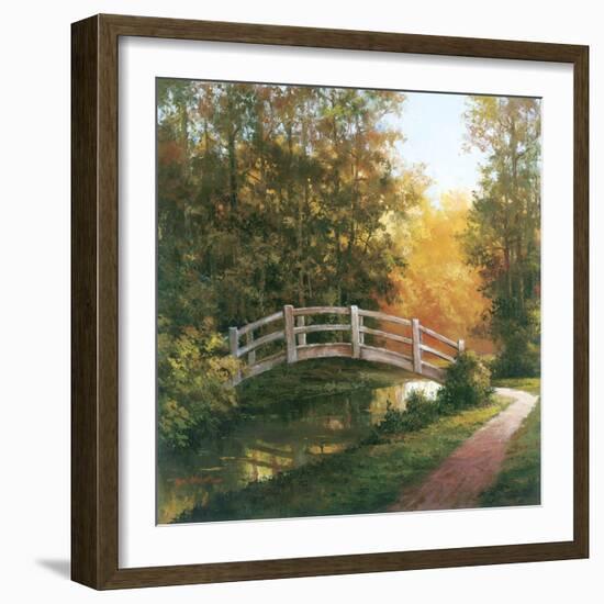 Wooden Bridge-TC Chiu-Framed Art Print