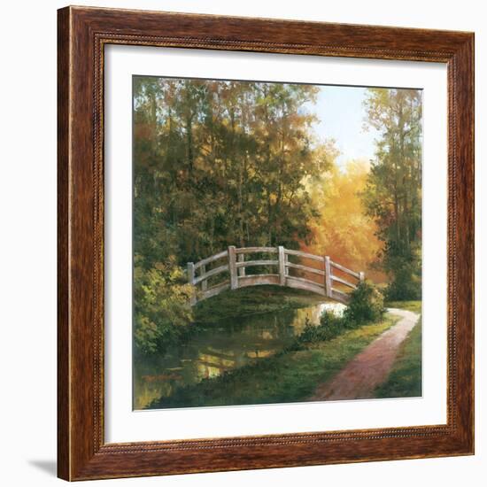 Wooden Bridge-TC Chiu-Framed Art Print