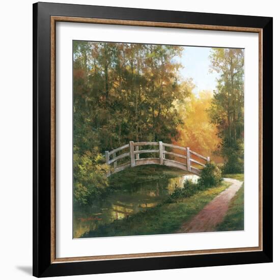 Wooden Bridge-TC Chiu-Framed Art Print