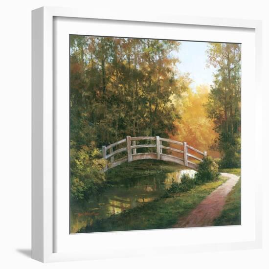 Wooden Bridge-TC Chiu-Framed Art Print