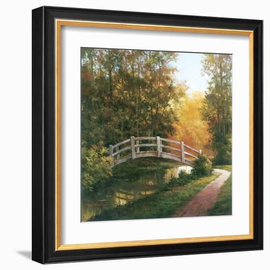 Wooden Bridge-TC Chiu-Framed Art Print