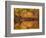 Wooden Cabin on Lake in Autumn-Robert Llewellyn-Framed Photographic Print