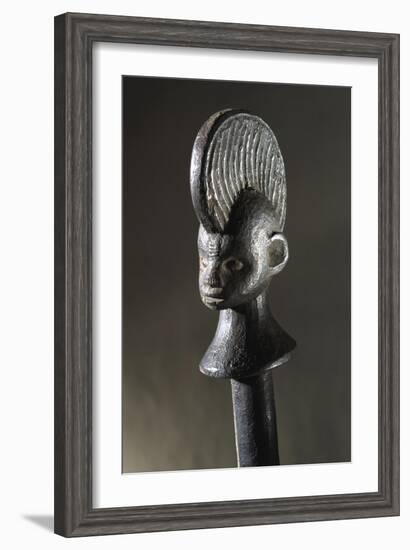 Wooden calabash stopper, Igbo, Nigeria, 19th-20th century-Werner Forman-Framed Giclee Print