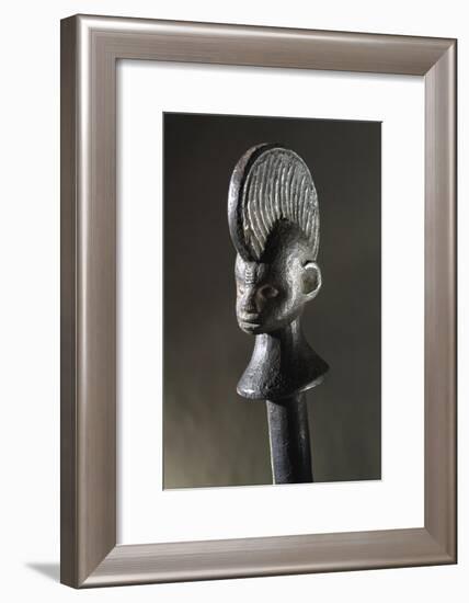 Wooden calabash stopper, Igbo, Nigeria, 19th-20th century-Werner Forman-Framed Giclee Print