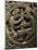 Wooden carving from Hylestad stave church, Norway, 12th century-Werner Forman-Mounted Photographic Print