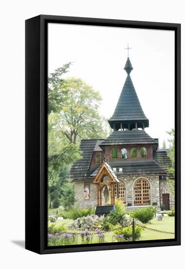 Wooden Church on the Edge of Tatra National Park, Zakopane, Poland, Europe-Kim Walker-Framed Premier Image Canvas