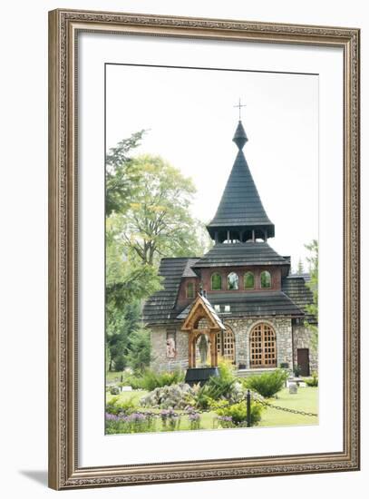 Wooden Church on the Edge of Tatra National Park, Zakopane, Poland, Europe-Kim Walker-Framed Photographic Print