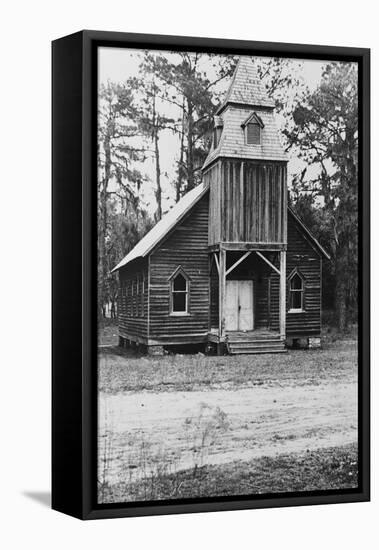 Wooden church, St. Marys, Georgia, 1936-Walker Evans-Framed Premier Image Canvas