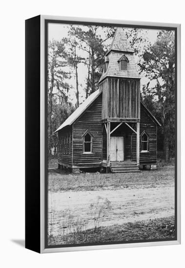 Wooden church, St. Marys, Georgia, 1936-Walker Evans-Framed Premier Image Canvas