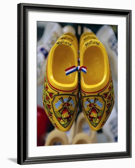 Wooden Clogs, Amsterdam, Holland-Gavin Hellier-Framed Photographic Print