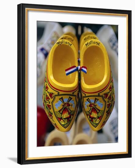 Wooden Clogs, Amsterdam, Holland-Gavin Hellier-Framed Photographic Print