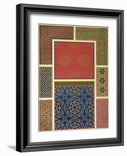 Wooden Compartments and Borders-Achille-Constant-Théodore-Émile Prisse d'Avennes-Framed Giclee Print