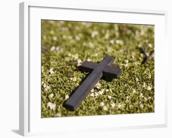 Wooden Cross, Paris, France, Europe-Godong-Framed Photographic Print