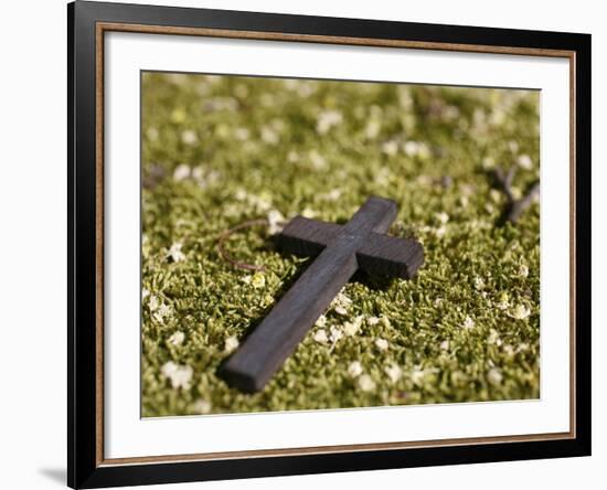 Wooden Cross, Paris, France, Europe-Godong-Framed Photographic Print