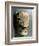 Wooden death mask, Eskimo or Aleut, Aleutian Islands-Werner Forman-Framed Photographic Print