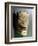 Wooden death mask, Eskimo or Aleut, Aleutian Islands-Werner Forman-Framed Photographic Print