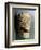 Wooden death mask, Eskimo or Aleut, Aleutian Islands-Werner Forman-Framed Photographic Print