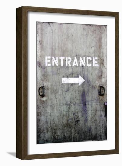 Wooden Entrance Door-null-Framed Photo