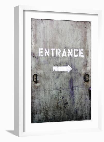 Wooden Entrance Door-null-Framed Photo