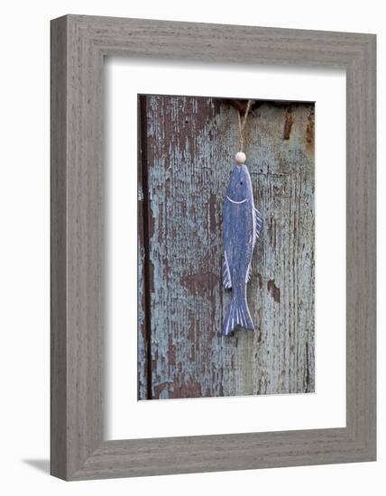 Wooden Fish, Door, Old-Andrea Haase-Framed Photographic Print