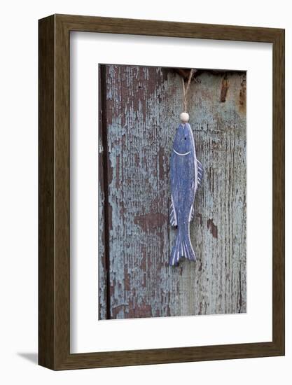 Wooden Fish, Door, Old-Andrea Haase-Framed Photographic Print