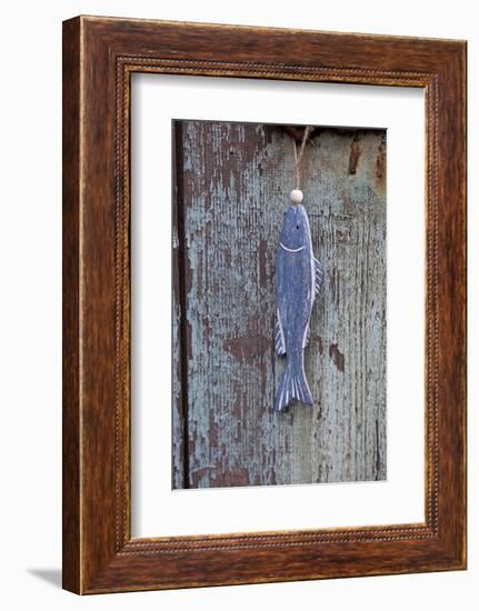 Wooden Fish, Door, Old-Andrea Haase-Framed Photographic Print