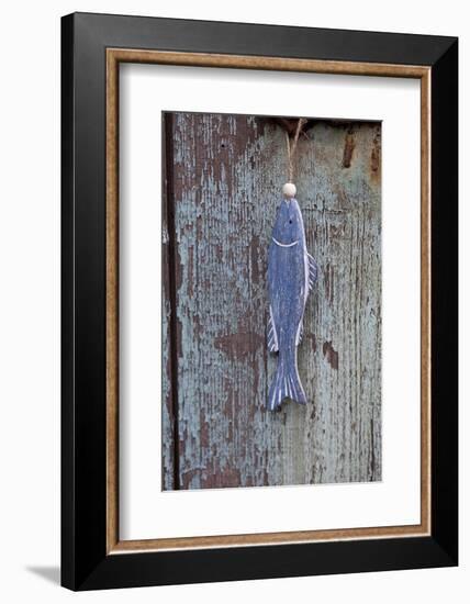 Wooden Fish, Door, Old-Andrea Haase-Framed Photographic Print