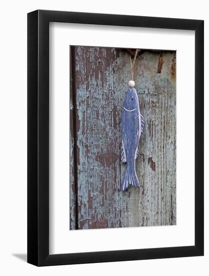 Wooden Fish, Door, Old-Andrea Haase-Framed Photographic Print