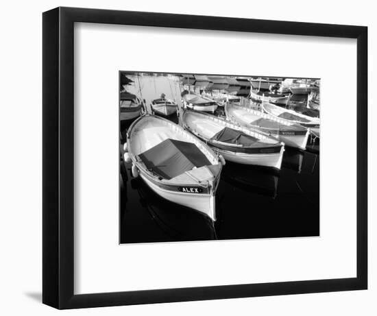 Wooden Fishing Boats, Riviera, Alpes-Maritimes, Villefranche-Sur-Mer, France-David Barnes-Framed Photographic Print