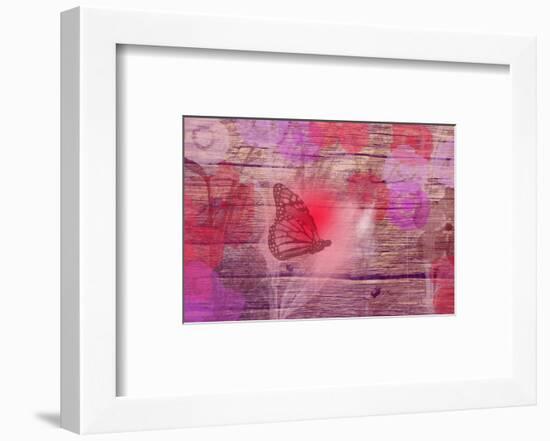 Wooden flower-Claire Westwood-Framed Art Print