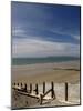 Wooden Groyne on the Beach at Amroth, Pembrokeshire, Wales, United Kingdom-Rob Cousins-Mounted Photographic Print