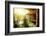 Wooden House and Pond-givaga-Framed Photographic Print