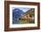 Wooden Hut and Colourful Woods Reflected in Lake Braies, Italy-Roberto Moiola-Framed Photographic Print