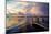 Wooden Jetty at Sunset-Philippe Hugonnard-Mounted Photographic Print