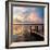 Wooden Jetty at Sunset-Philippe Hugonnard-Framed Photographic Print