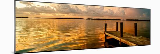 Wooden Jetty at Sunset-Philippe Hugonnard-Mounted Photographic Print