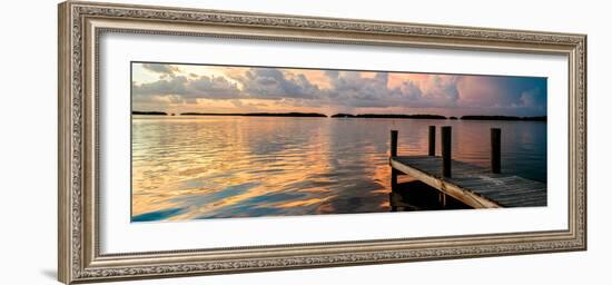 Wooden Jetty at Sunset-Philippe Hugonnard-Framed Photographic Print