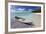 Wooden Jetty with a Boat Tied to It-Lee Frost-Framed Photographic Print