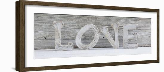 Wooden Letters 'Love'-Uwe Merkel-Framed Photographic Print