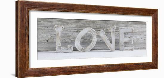 Wooden Letters 'Love'-Uwe Merkel-Framed Photographic Print