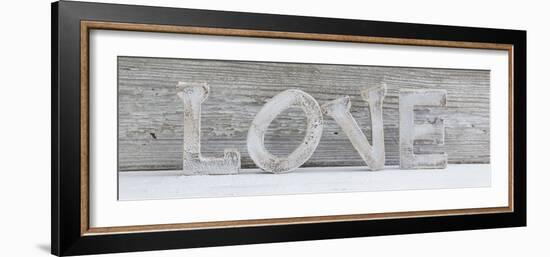 Wooden Letters 'Love'-Uwe Merkel-Framed Photographic Print